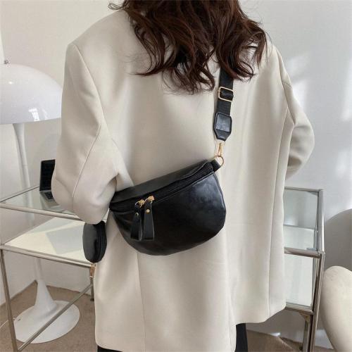 Small women 2024 summer new fashion women bag Fanny pack  crossbody bag ins chest bag