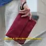 3 Digit Combination Lock 11x8 inches Weatherproof Pouch Lock Bag Travel Accessories Storage Case
