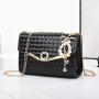 2023 Fashion Custom Mini Girl Crossbody Solid Color Luxury Bags Women Handbags With Pearl Pendent