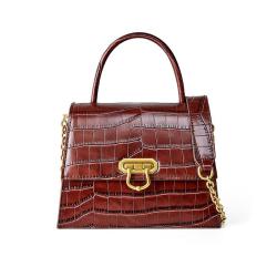 2024 Custom Logo Crocodile Genuine Leather Handbag Luxury Hand Bags For Women