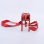 Keymay Custom Fashion Red Girls Pvc Makeup Bag Stadium Approved Shoulder Bag Women Clear Stadium Crossbody Bag