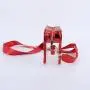 Keymay Custom Fashion Red Girls Pvc Makeup Bag Stadium Approved Shoulder Bag Women Clear Stadium Crossbody Bag