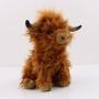 Manufacturer Soft Stuffed Toy Realistic Cow Furry Custom Animal Plush Toy for Wholesale