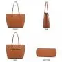 LOVEVOOK wholesale 2022 luxury 3pcs geometric handbags sets fashion tote shoulder bags for ladies purses and women handbags