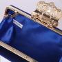 CCF596 Luxury Diamond Rhinestone Buckle Satin Ladies Evening Bag Wedding Clutch Purse Luxury Evening Bling Purses Handbag