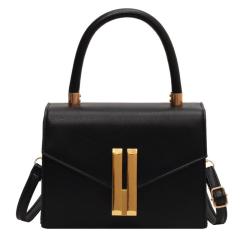 ZR540 Women's Bags Fashion Girl Clemence Solid Color Small Square Bag Simple Lattice Zipper Shoulder Crossbody Bag Female Party