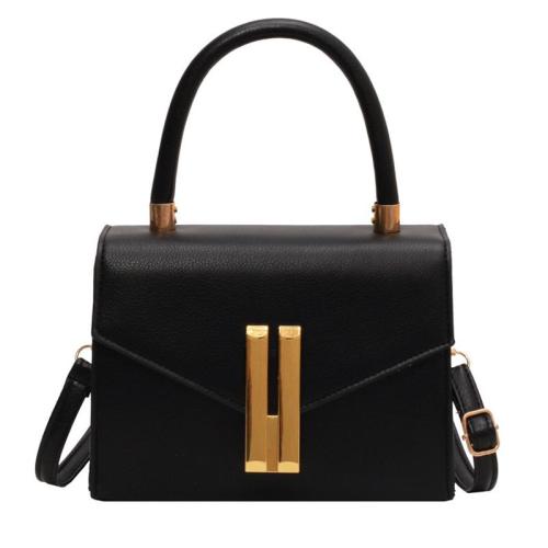 ZR540 Women's Bags Fashion Girl Clemence Solid Color Small Square Bag Simple Lattice Zipper Shoulder Crossbody Bag Female Party