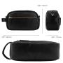 Personalized Gift Leather Makeup Shaving Organizer Bag Travel Shave Kit Dopp