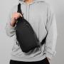 XL047 Hot Sell Young Person Outdoor Sports Waterproof Crossbody Bag with USB Men's Chest Bag Durable Sports Shoulder Bag