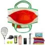 ZWY174 Daily Fitness Tennis Badminton Shoulder Bag Canvas Portable Lightweight Racket Storage Bag Men Women Sports Crossbody Bag