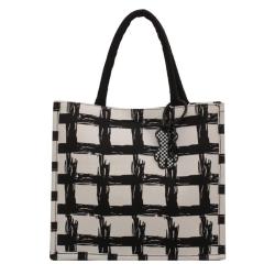 Senior Sense Large Capacity All-In-One Shoulder Bag New Fashion Canvas Bag College Class Handbag