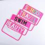 Stock DIY Waterproof Transparent Organizer with Zipper PVC Storage Luggage Pouch for Vocation Gift Clear Cosmetic Travel Bags
