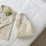 Popular, fashionable, simple, commuting wrinkled bag for women, shoulder underarm bag, hand-held bucket bag, trendy