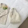 Popular, fashionable, simple, commuting wrinkled bag for women, shoulder underarm bag, hand-held bucket bag, trendy