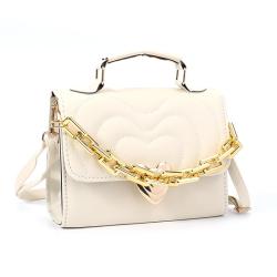 2022 New Arrived wholesale fashion designer ladies Heart Lock bags famous brands Golden Chain bags handbags for women