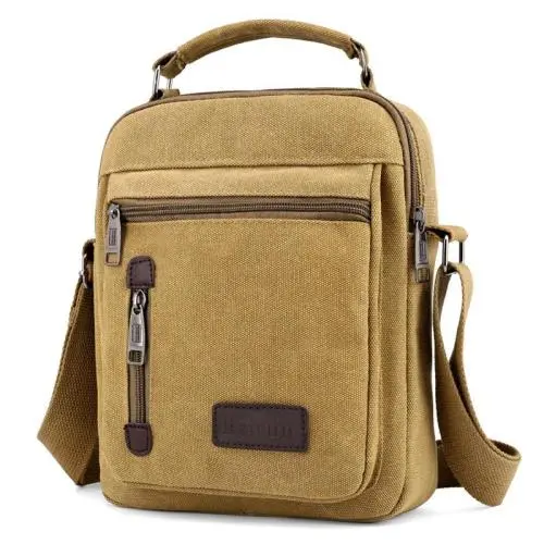 ZR750 Men Bag New Canvas Handbag Backpack Shoulder Crossbody Bag Business Youth Vertical Boy High Quality Shoulder Bag Working