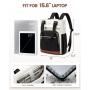 LOVEVOOK New Style Wide Open Travel Work School Backpack Convertible Business Tote Daypack with USB Laptop Backpack for Women