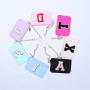 Keymay Stock NO MOQ Multiple Color Travel Small Top Zip Pouch ID Holder Classic Wallet Durable Mini Nylon Purses Keychain Wallet