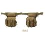Hot Sale Wholesale Outdoor Climbing Men 10L Waterproof Oxford Tactical Side Bag Outdoors Camouflage Tactical Waist Bag