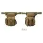 Hot Sale Wholesale Outdoor Climbing Men 10L Waterproof Oxford Tactical Side Bag Outdoors Camouflage Tactical Waist Bag