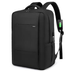 LOVEVOOK casual large capacity usb backpack with zipper waterproof travel 15.6 17in laptop backpack for men women school bags