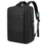 LOVEVOOK casual large capacity usb backpack with zipper waterproof travel 15.6 17in laptop backpack for men women school bags