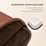 LOVEVOOK Waterproof Protective PU Leather Computer Sleeve Case Compatible with MacBook Air/Pro 13 in Notebook Laptop Sleeve Bag