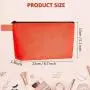 Canvas Makeup Bag Travel Cosmetic Bags Plain Makeup Pouch Multi-purpose Blank Travel Toiletry Bag With Zipper