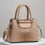 OEM Custom Handbag Logo Private Label Luxury Pu Leather Ladies Fashion Black  Purses and Handbags Women