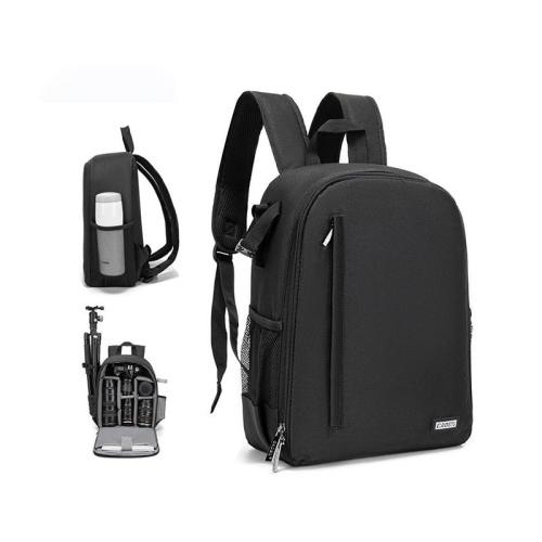XL165 Pure Colour Outdoor Waterproof NYLON Camera Bag Camera Bag Waterproof Wear-resistant Shoulder Camera Backpack