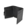 Slim RFID Wallets for Men Durable Genuine Leather Front Pocket Trifold Wallet