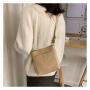 Solid Color Lady Designer Bag PU Leather Small Square Cross Body Messenger Women Purse Zipper Closure Single Strap