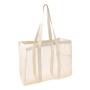 HR480 Women's One Shoulder Travel Bag Mesh Beach Leisure Swimming Fitness Tote Bag Clothes Hollow out Portable Shopping Bag