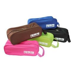 ZWY289 Wholesale Three-dimensional Transparent Visible Shoe Bag Oxford Waterproof Sturdy Durable Storage Bag Travel Organizer