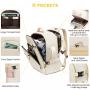 LOVEVOOK Factory OEM Nylon 17.3 Inch Business Laptop Bags Flight Approved with Toiletry Bag Carry On Travel Backpack for Women