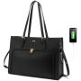 2022 LOVEVOOK new arrival tote bags custom famous designer women hand bags fashion USB 15.6 laptop Briefcase women laptop bags