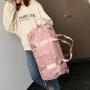Gelory New Large Capacity Sports Gym Duffel Bag Simple Casual Wet And Dry Separation Waterproof Custom Logo Travel Fitness Bags