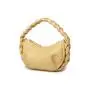 2024 Simple Designer Women's Shoulder Crossbody Bag Vegan Leather Ladies Sling Bags With Woven Handle
