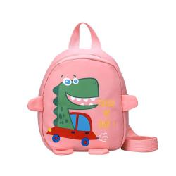 New children's anti loss dinosaur backpack for boys and girls, cartoon cute backpack, baby kindergarten backpack