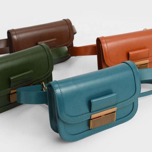 Oem Odm Hot Sale Multifunctional Pu Leather Waist Bags For Women Chain Bags Trendy Fashion Custom Vegan Luxury Ladies Belt Bags