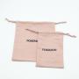 Hot Sale Ladies Designer Cotton Linen Dust Cosmetic Travel Handbag Shoulder Drawstring Cotton Gift Shopping Bag