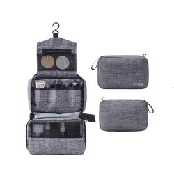 Custom Portable Waterproof Travel Organizer Cationic Necessary Make Up Cosmetic Bags Kits Bath Hanging Travel Toiletry Bag