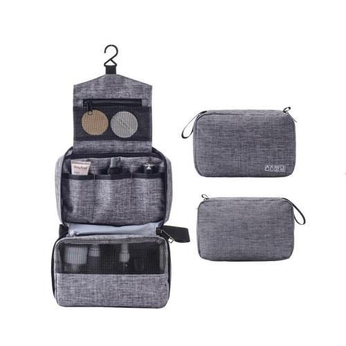 Custom Portable Waterproof Travel Organizer Cationic Necessary Make Up Cosmetic Bags Kits Bath Hanging Travel Toiletry Bag