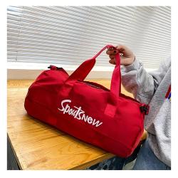 HR044 New Outdoor Customized LOGO Leisure Travel Bag Oxford Portable Sports Fitness Bag Waterproof Zipper Swimming Storage Bag