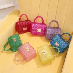 Transparent Small Square Bag PVC Chain Crossbody Jelly Bag Aromatic Lipstick Women Messenger Bags Female Small Shoulder Handbag