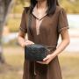 Wave print camera bag 2024 new handbags texture peplum shoulder crossbody bag fashion design embroidery messenger bag