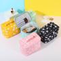 Gelory New Printing Cute Multifunctional Rectangular Nylon Large Capacity Portable Toilet Bag Female Cosmetic Bag