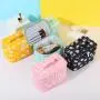 Gelory New Printing Cute Multifunctional Rectangular Nylon Large Capacity Portable Toilet Bag Female Cosmetic Bag