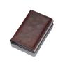 2024 Modified RFID Anti-theft Brush Men's Explosion Brake Aluminum Alloy Card Case Card Holder Wallet Factory Wholesale