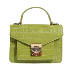 2024 Wholesale Crocodile Leather Satchel Bag Handbag For Ladies Purse With Removable Strap